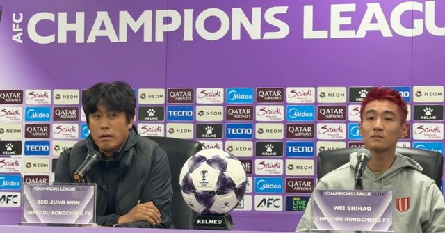 CCTV不播!中超两强出战亚冠:蓉城10=赢领头羊,海港输球出局