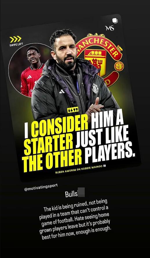 插图1–斯科尔斯:梅努被毁了,在比赛都控制不了的球队也没机会上场