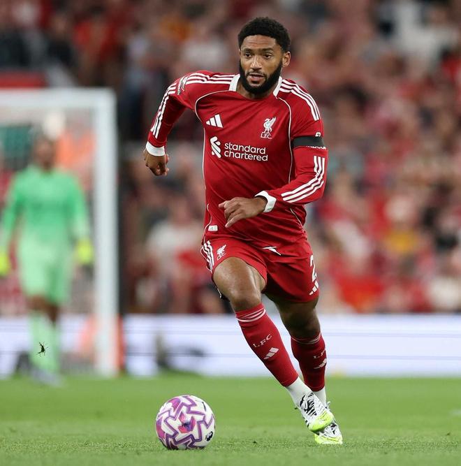 里程碑，乔戈麦斯迎来利物浦生涯第250次出场，还未收获进球